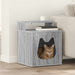 Kattenhuis Grijs Sonoma 42,5 x 40 x 53,5 cm Bewerkt hout