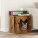 Kattenhuis Oudhout 42,5 x 40 x 53,5 cm Bewerkt hout