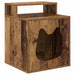Kattenhuis Oudhout 42,5 x 40 x 53,5 cm Bewerkt hout