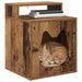 Kattenhuis Oudhout 42,5 x 40 x 53,5 cm Bewerkt hout