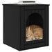 Kattenhuis Zwart 53 x 52 x 62 cm Bewerkt hout