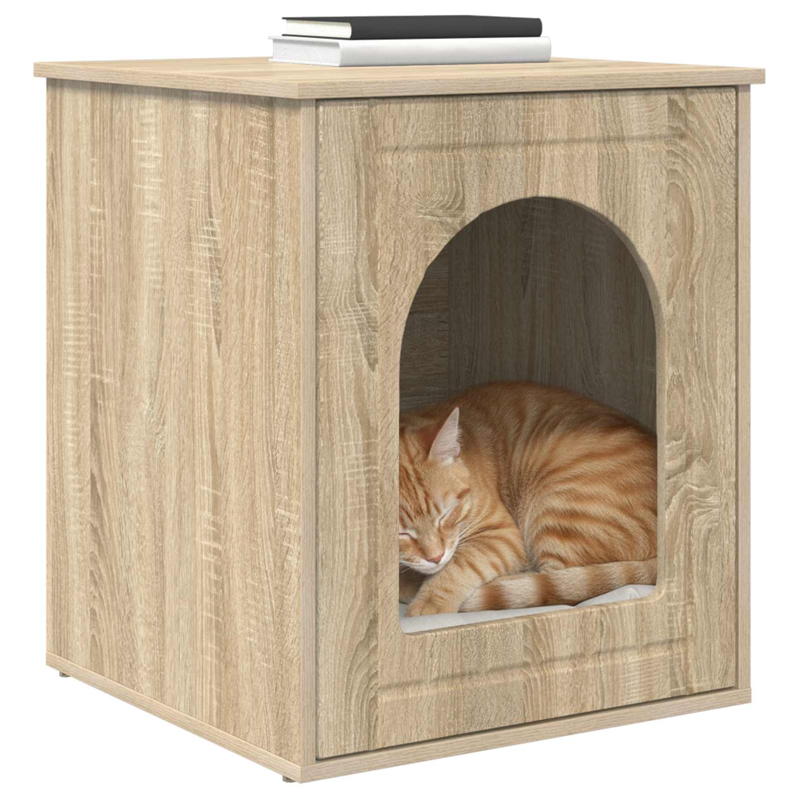 Kattenhuis Sonoma 53 x 52 x 62 cm Bewerkt hout
