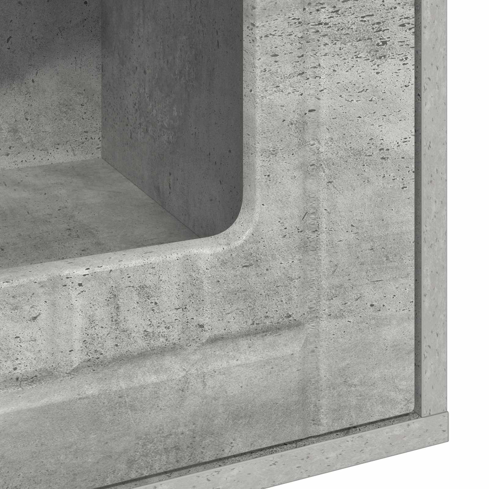 Kattenhuis Beton 53 x 52 x 62 cm Bewerkt hout