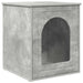 Kattenhuis Beton 53 x 52 x 62 cm Bewerkt hout