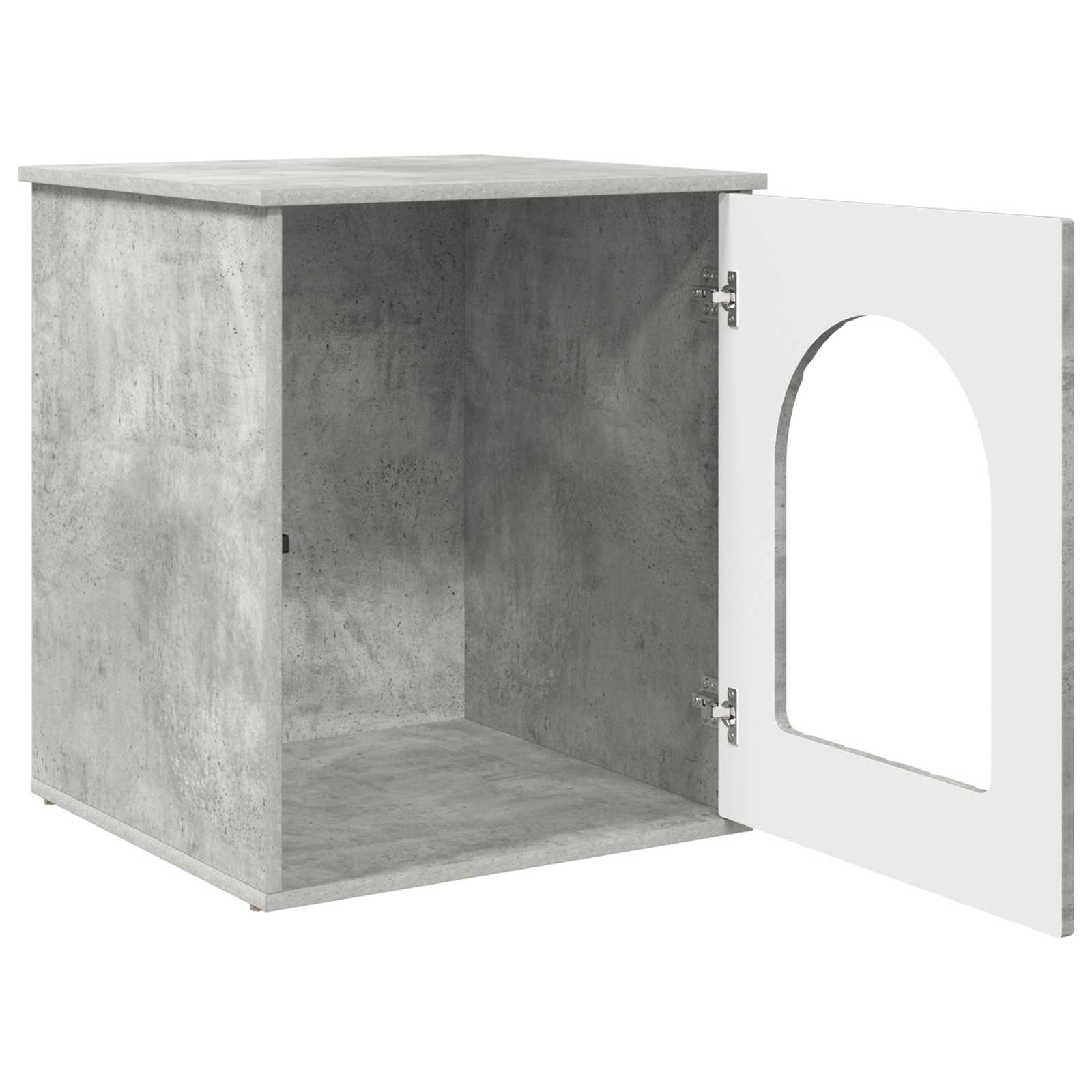 Kattenhuis Beton 53 x 52 x 62 cm Bewerkt hout