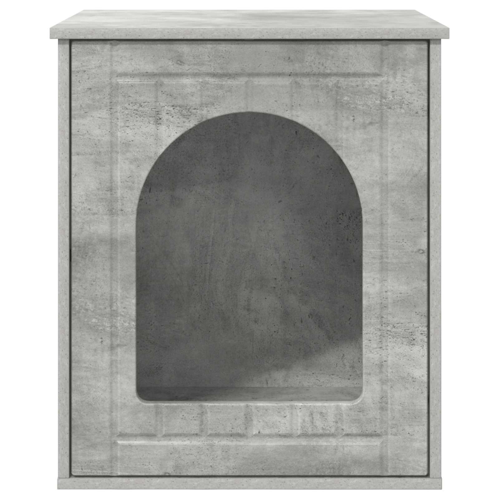 Kattenhuis Beton 53 x 52 x 62 cm Bewerkt hout