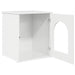 Kattenhuis Glanzend Wit 53 x 52 x 62 cm Bewerkt hout