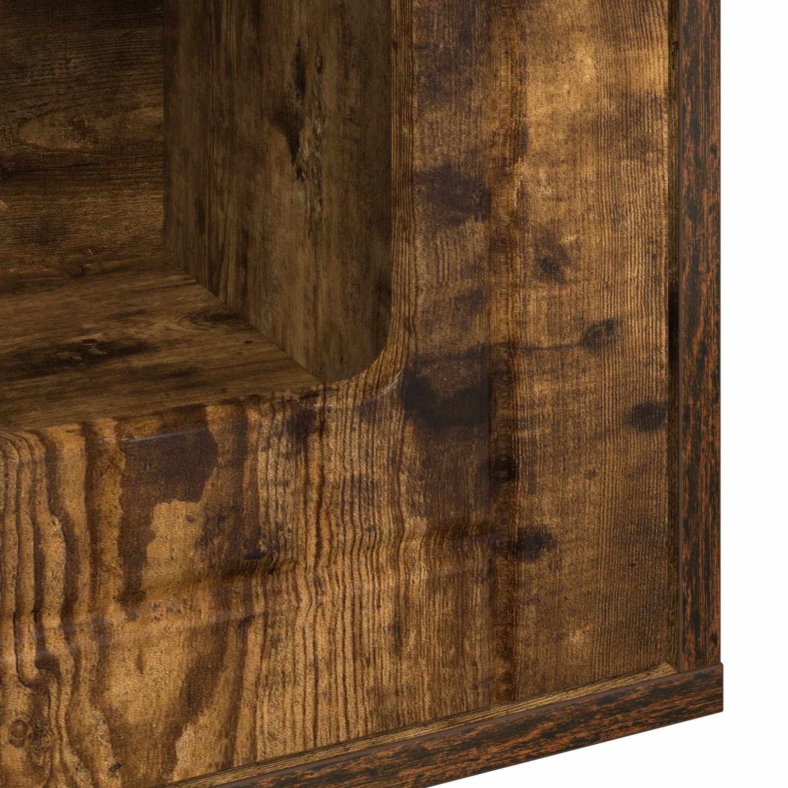 Kattenhuis Gerookt eiken 53 x 52 x 62 cm Bewerkt hout
