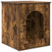 Kattenhuis Gerookt eiken 53 x 52 x 62 cm Bewerkt hout