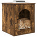 Kattenhuis Gerookt eiken 53 x 52 x 62 cm Bewerkt hout