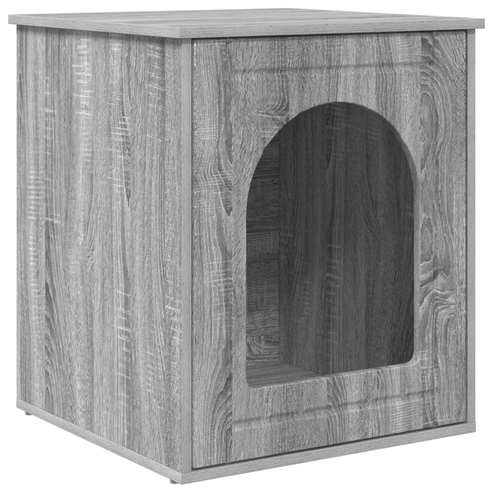 Kattenhuis Grijs Sonoma 53 x 52 x 62 cm Bewerkt hout