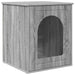 Kattenhuis Grijs Sonoma 53 x 52 x 62 cm Bewerkt hout