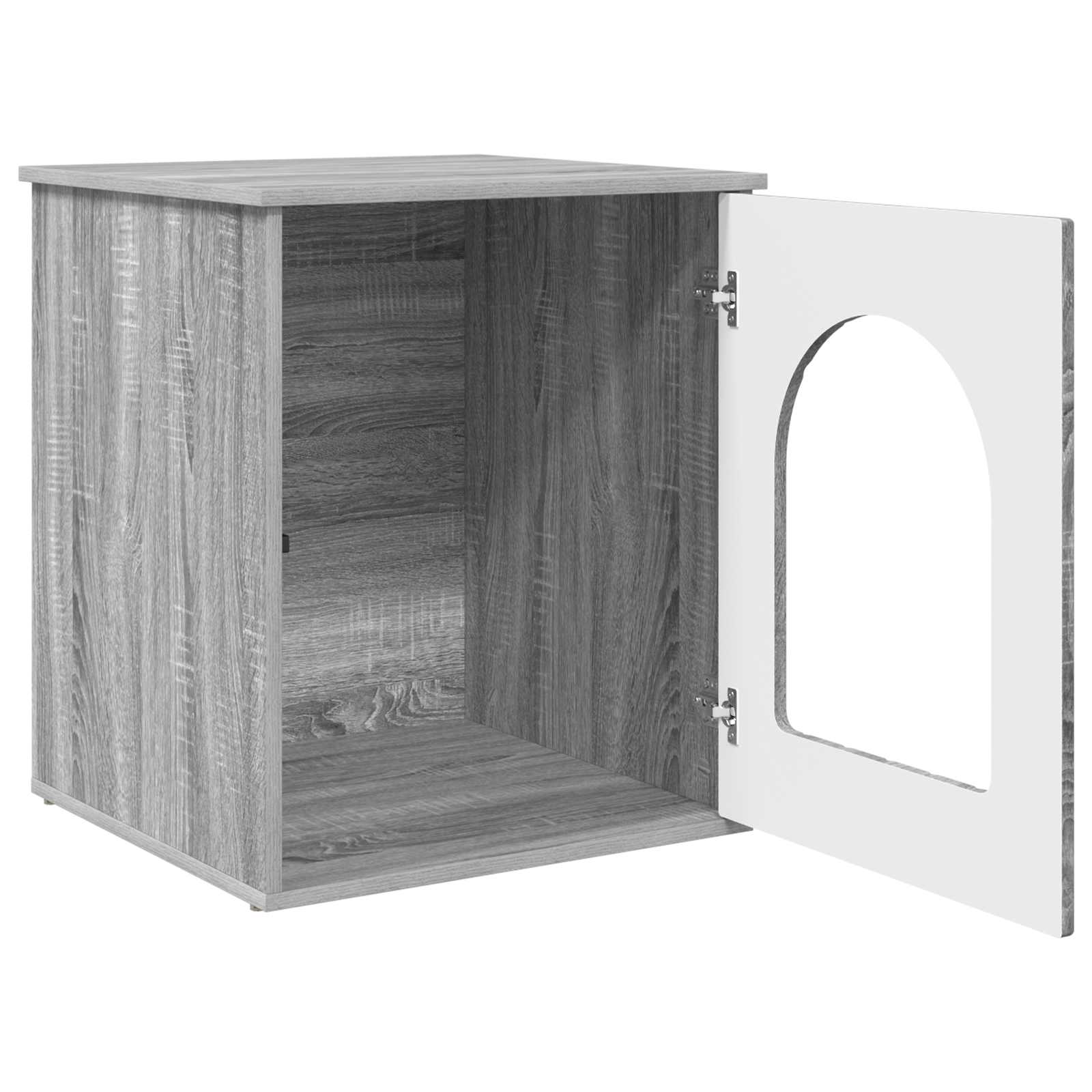 Kattenhuis Grijs Sonoma 53 x 52 x 62 cm Bewerkt hout