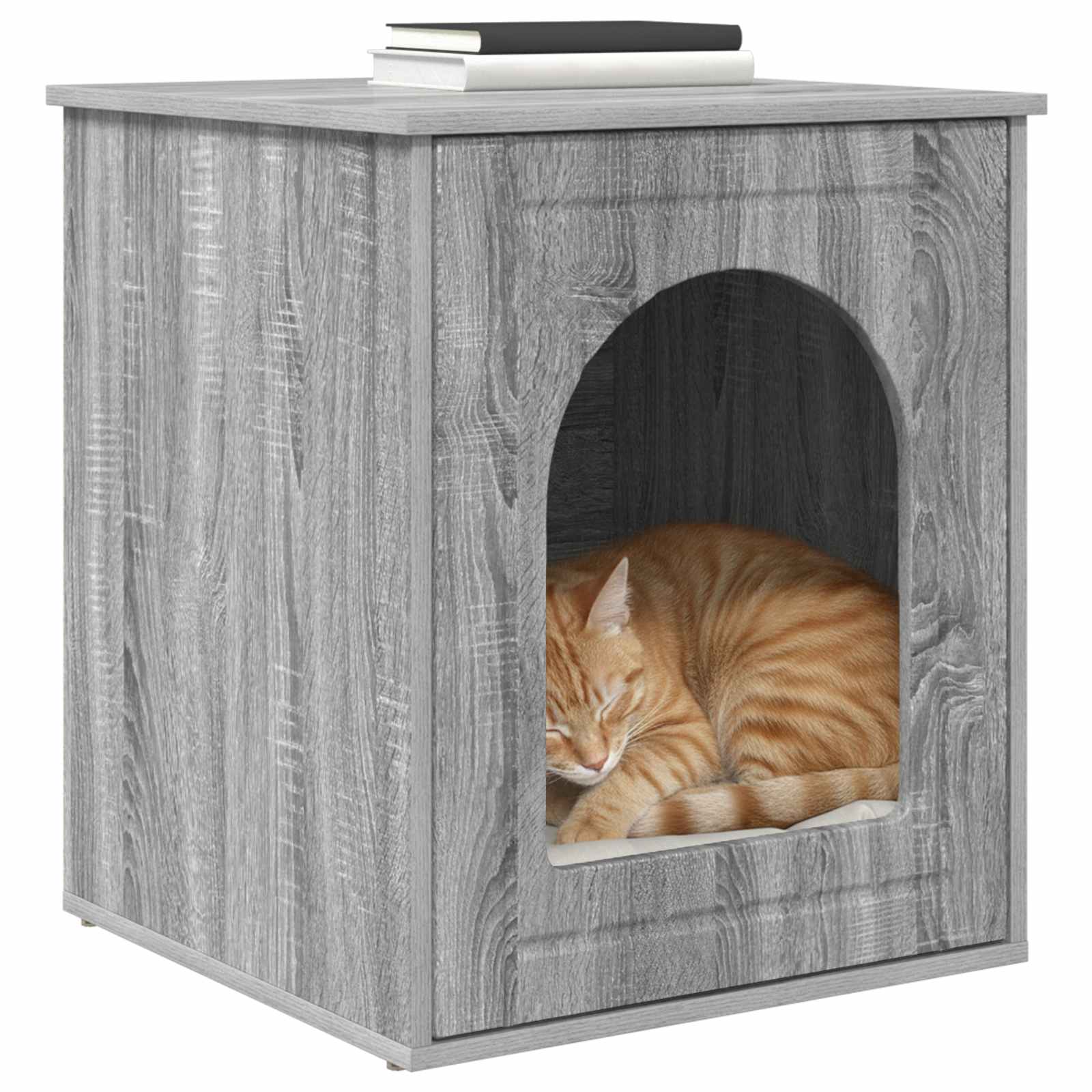 Kattenhuis Grijs Sonoma 53 x 52 x 62 cm Bewerkt hout