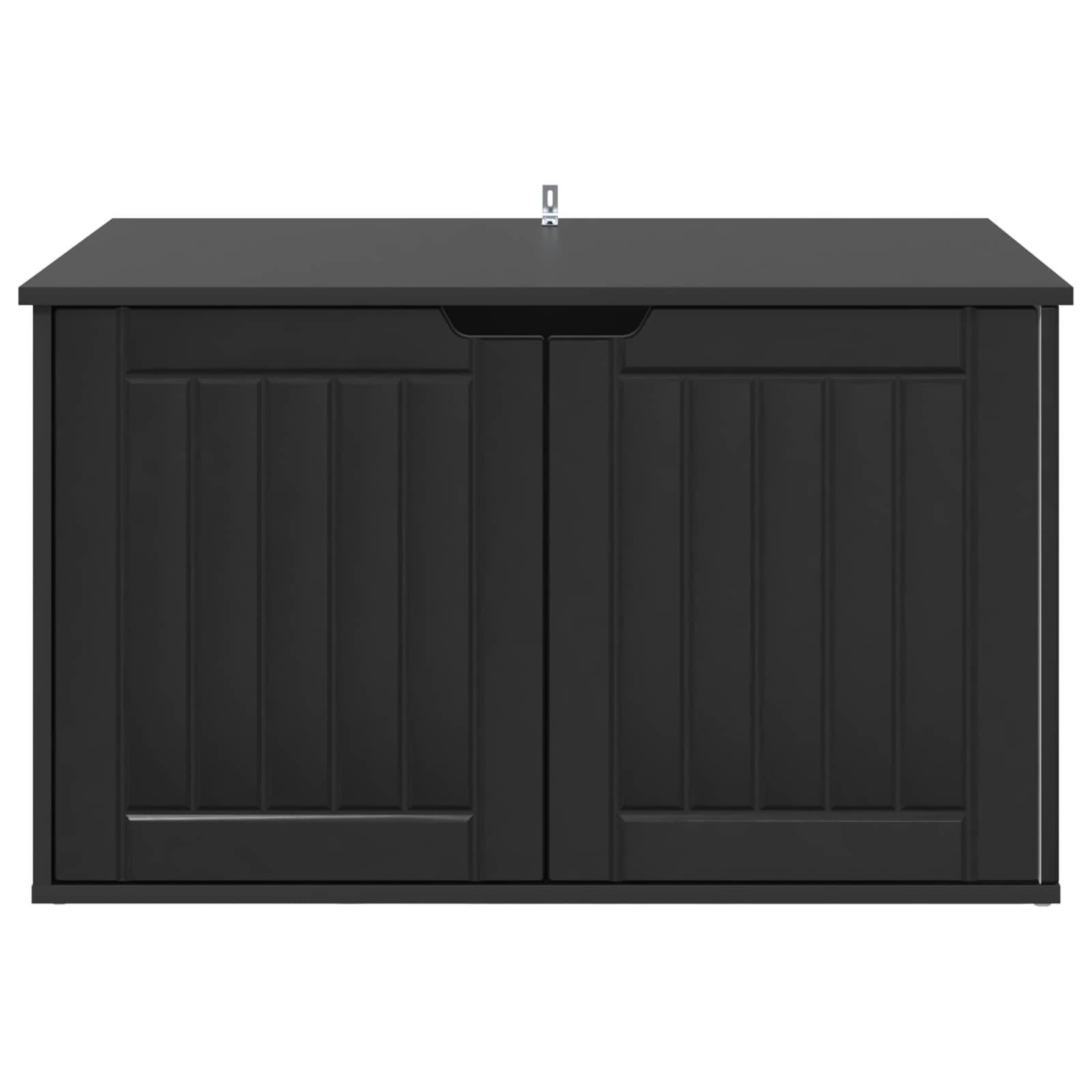 Kattenhuis Zwart 85 x 55 x 50,5 cm Bewerkt hout