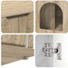 Kattenhuis Sonoma 85 x 55 x 50,5 cm Bewerkt hout
