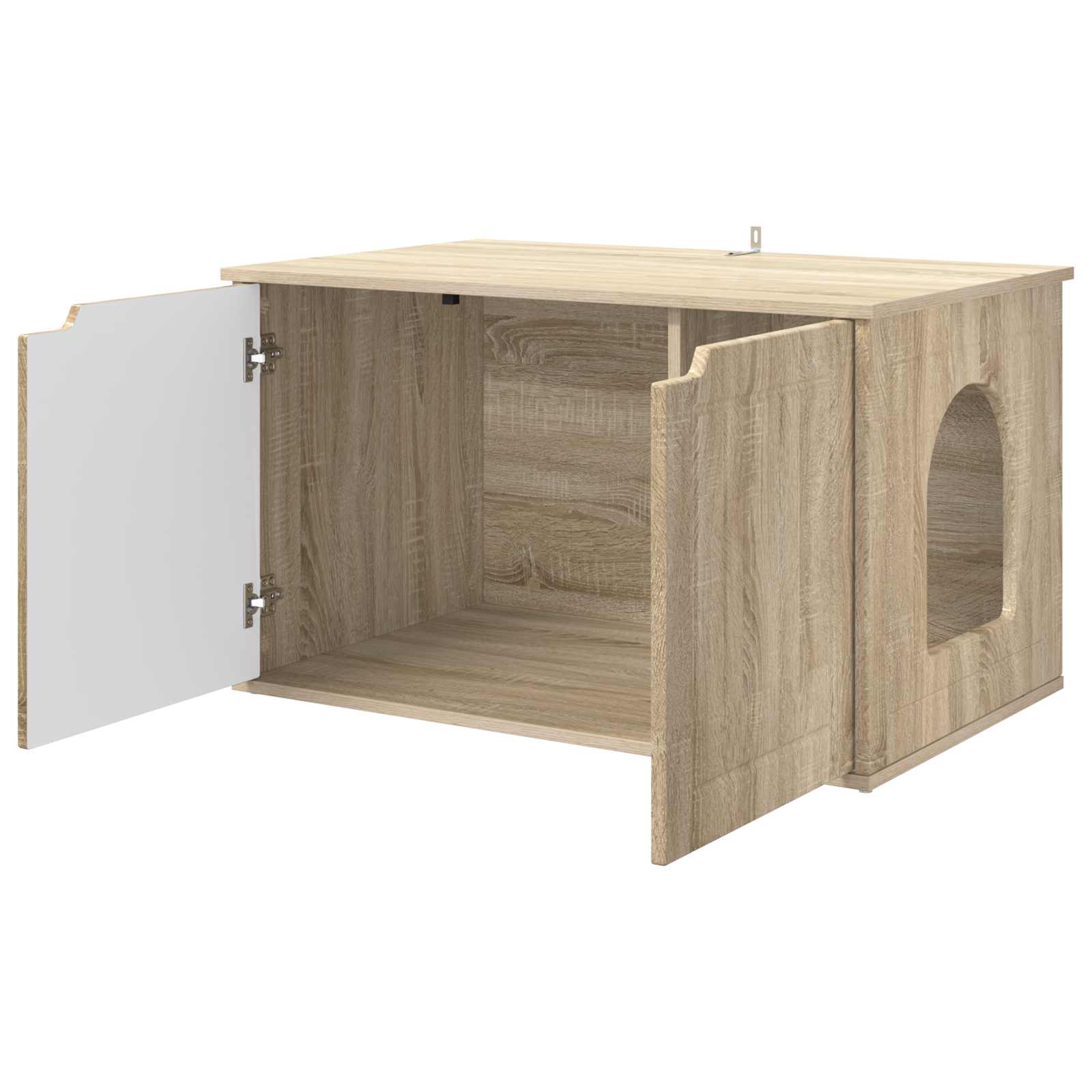 Kattenhuis Sonoma 85 x 55 x 50,5 cm Bewerkt hout