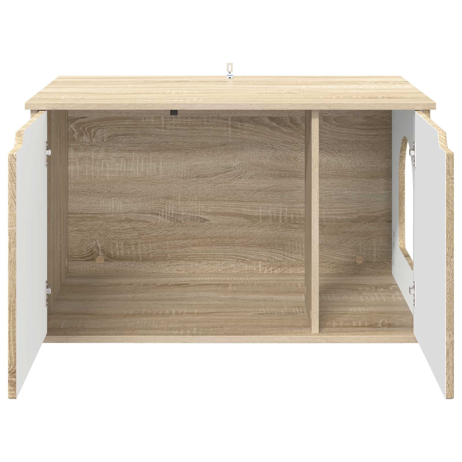 Kattenhuis Sonoma 85 x 55 x 50,5 cm Bewerkt hout