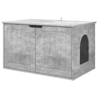 Kattenhuis Beton 85 x 55 x 50,5 cm Bewerkt hout