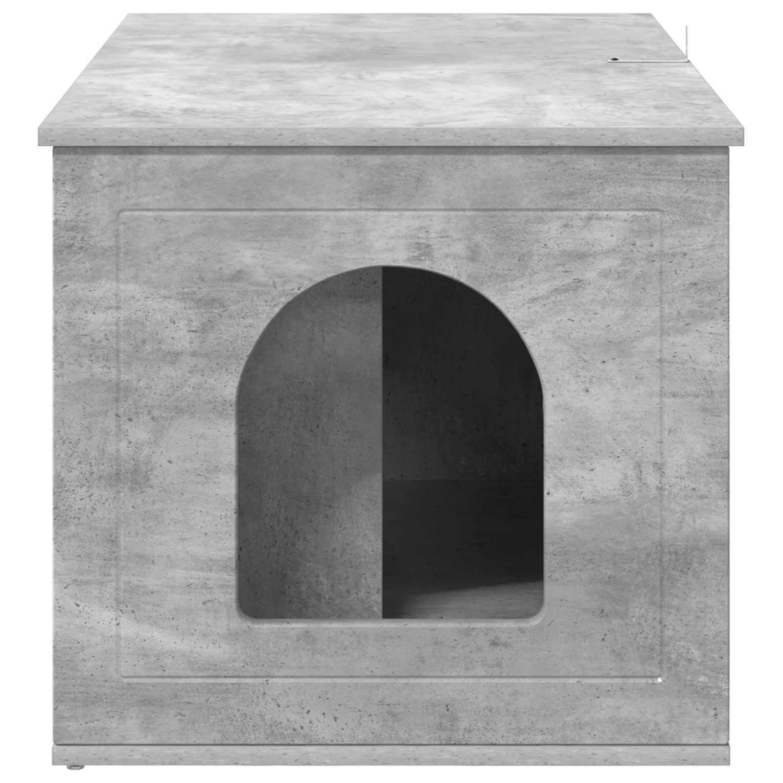 Kattenhuis Beton 85 x 55 x 50,5 cm Bewerkt hout