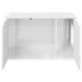 Kattenhuis Glanzend Wit 85 x 55 x 50,5 cm Bewerkt hout