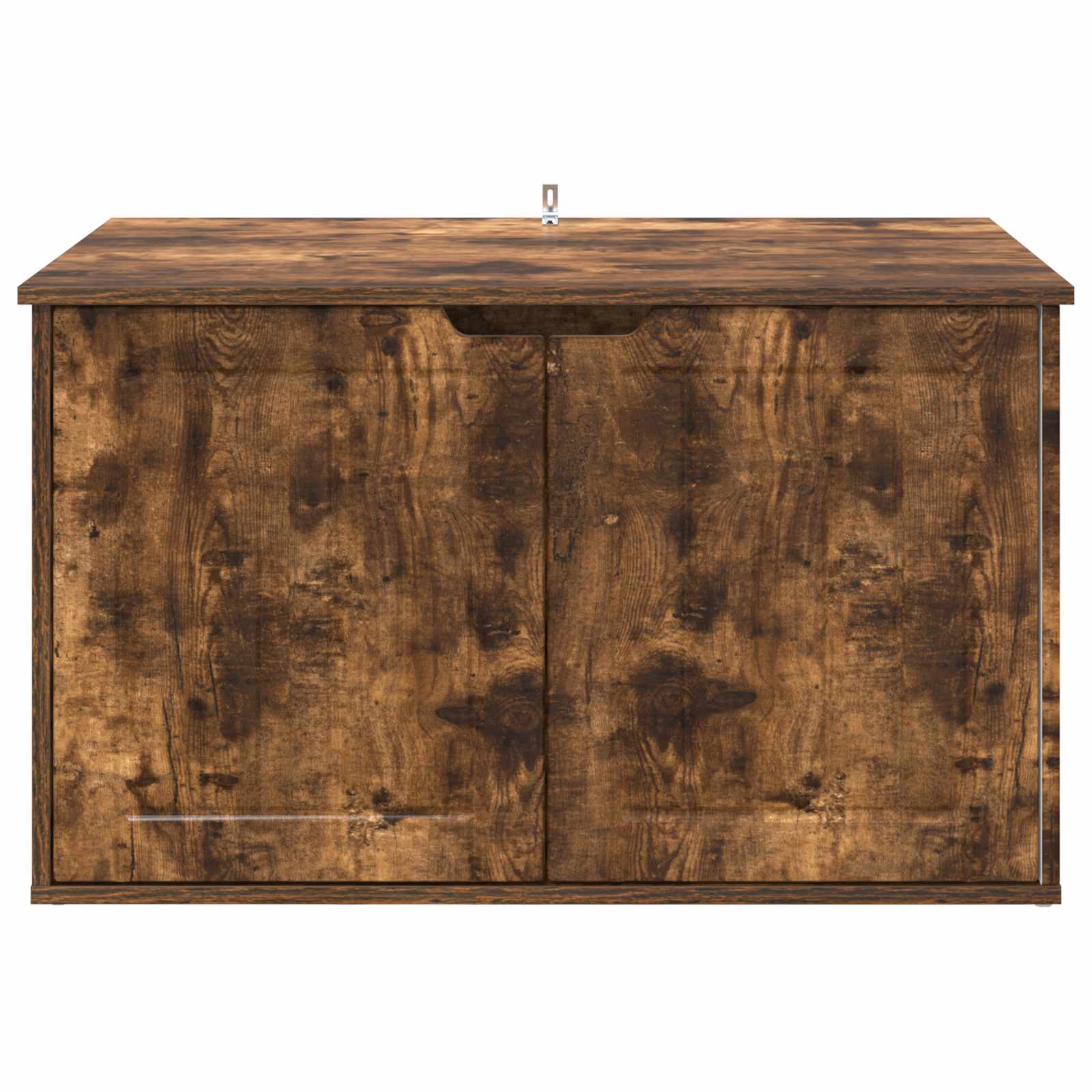 Kattenhuis Gerookt eiken 85 x 55 x 50,5 cm Bewerkt hout