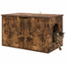 Kattenhuis Gerookt eiken 85 x 55 x 50,5 cm Bewerkt hout