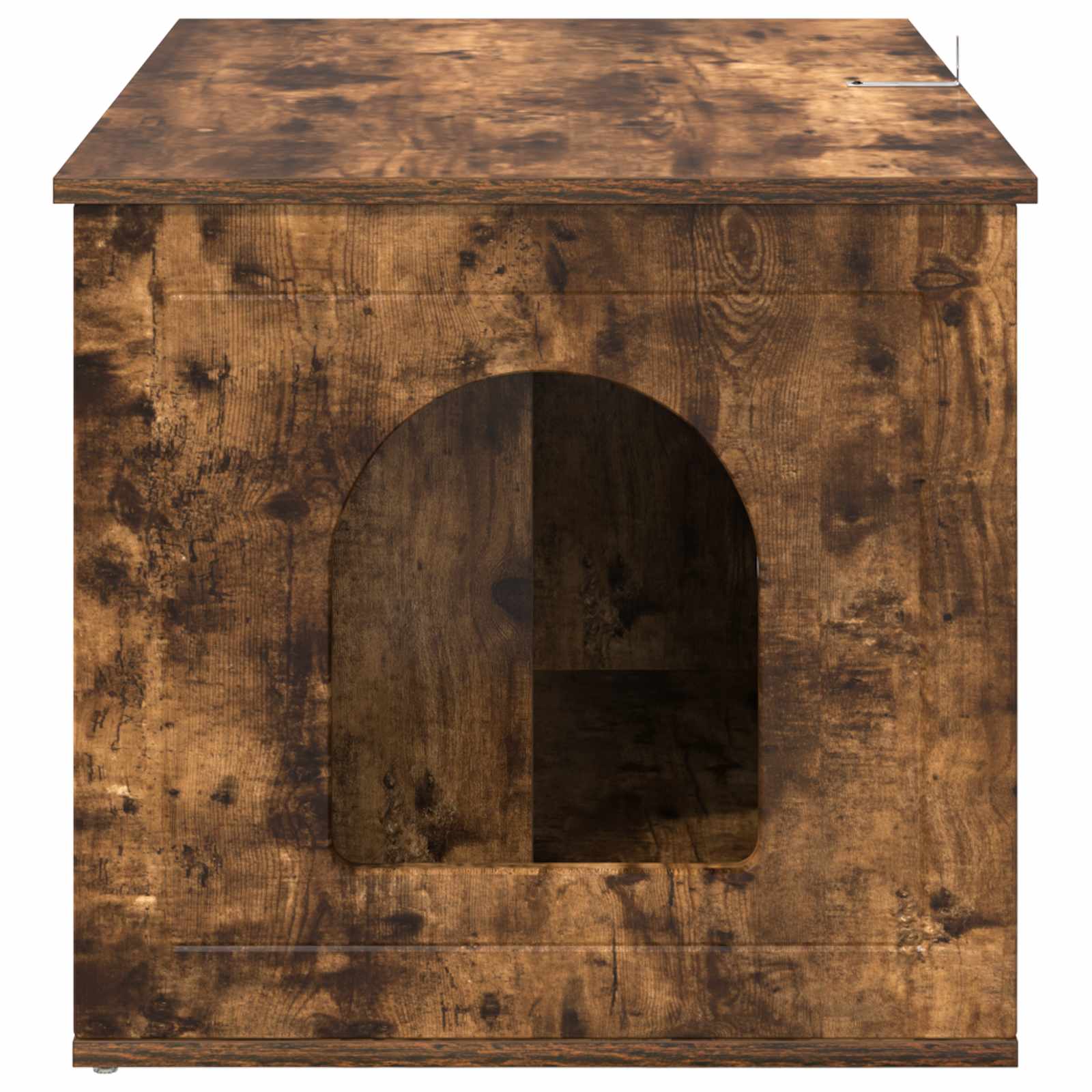 Kattenhuis Gerookt eiken 85 x 55 x 50,5 cm Bewerkt hout