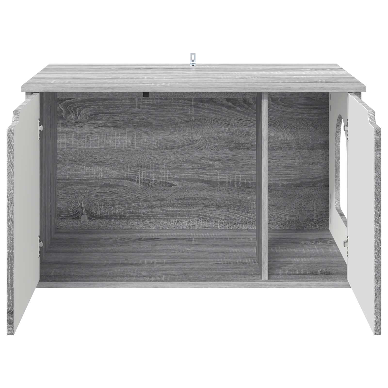 Kattenhuis Grijs Sonoma 85 x 55 x 50,5 cm Bewerkt hout
