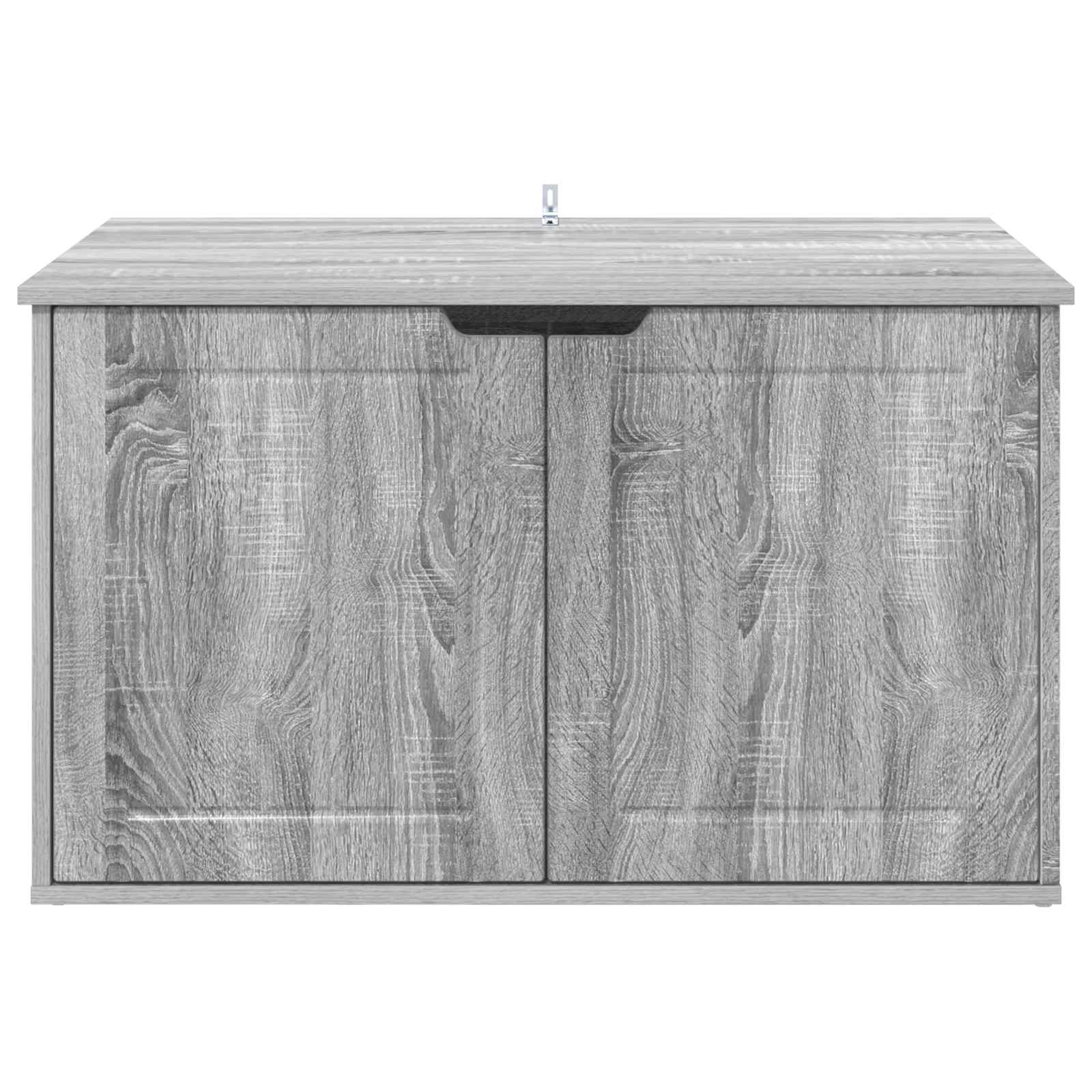 Kattenhuis Grijs Sonoma 85 x 55 x 50,5 cm Bewerkt hout