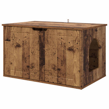 Kattenhuis Oudhout 85 x 55 x 50,5 cm Bewerkt hout