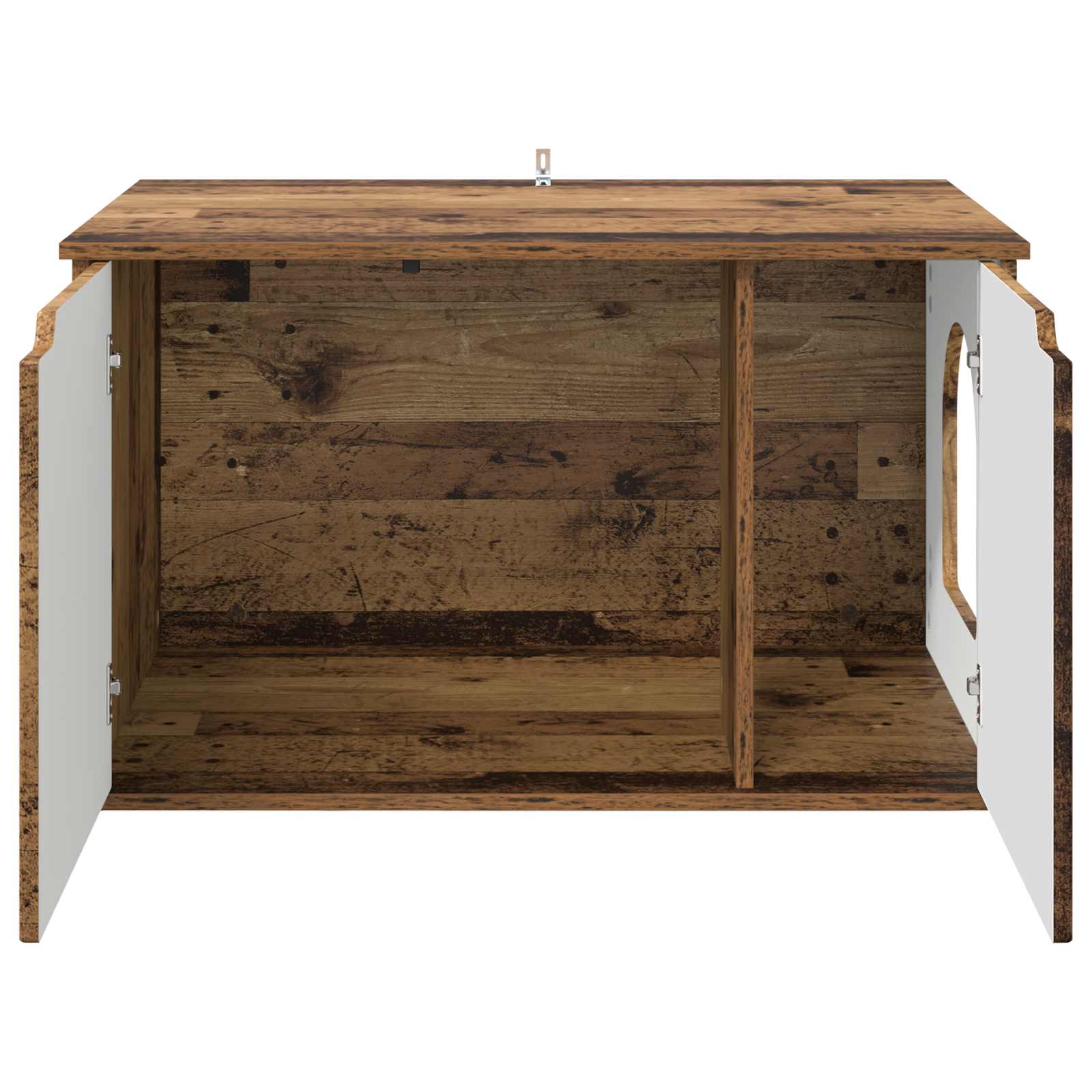 Kattenhuis Oudhout 85 x 55 x 50,5 cm Bewerkt hout
