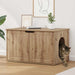 Kattenhuis Ambachtelijk eiken 85 x 55 x 50,5 cm Bewerkt hout