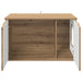 Kattenhuis Ambachtelijk eiken 85 x 55 x 50,5 cm Bewerkt hout