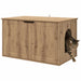 Kattenhuis Ambachtelijk eiken 85 x 55 x 50,5 cm Bewerkt hout