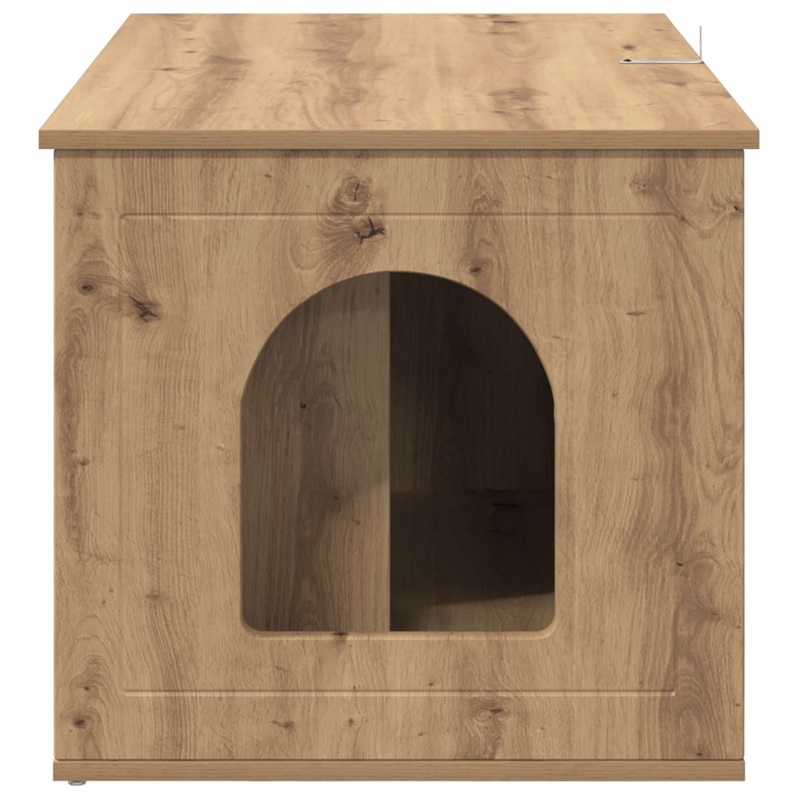 Kattenhuis Ambachtelijk eiken 85 x 55 x 50,5 cm Bewerkt hout