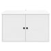 Kattenhuis Wit 85 x 55 x 50,5 cm Bewerkt hout