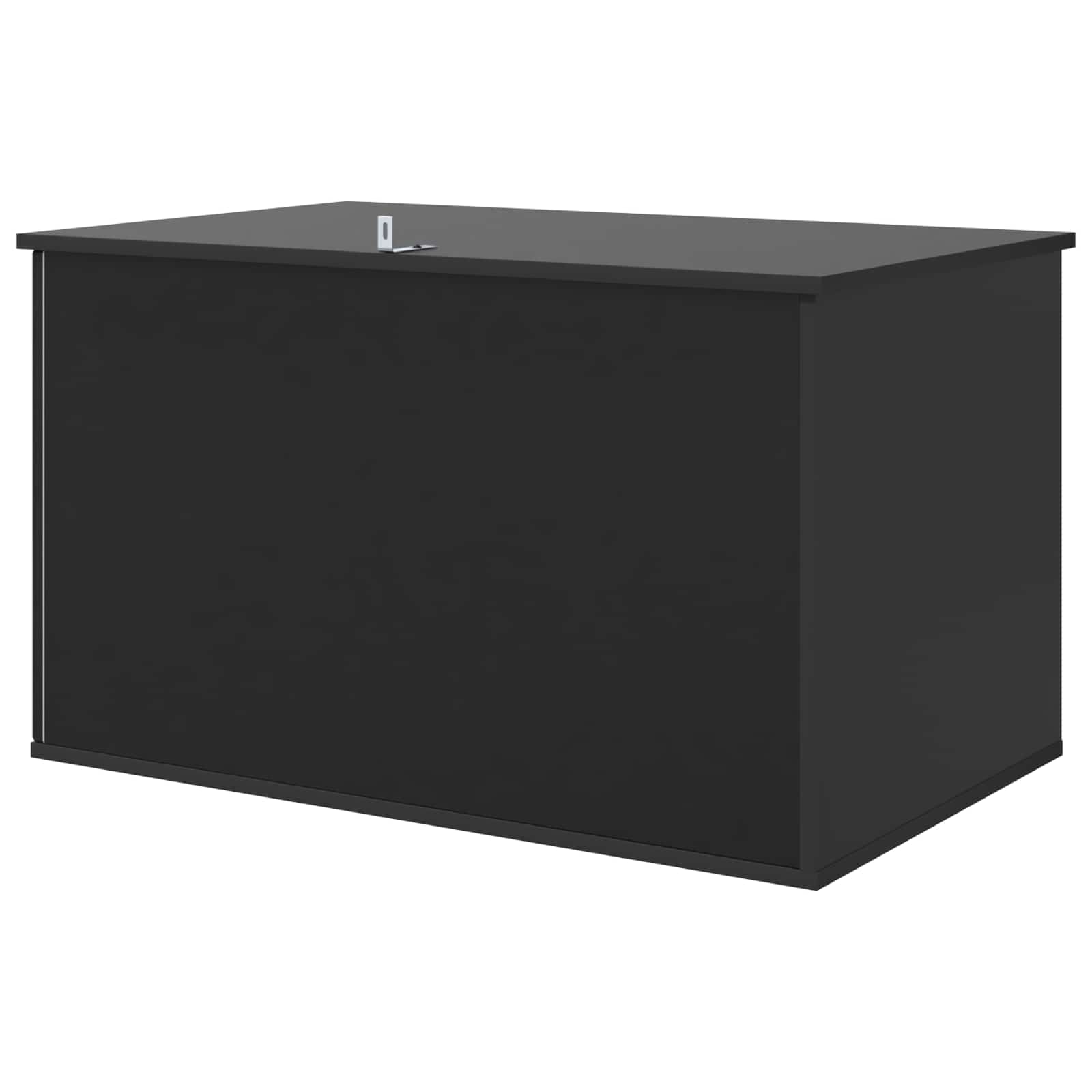 Kattenhuis Zwart 85 x 55 x 50,5 cm Bewerkt hout