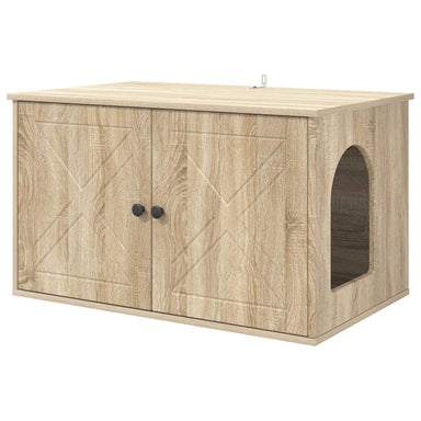 Kattenhuis Sonoma 85 x 55 x 50,5 cm Bewerkt hout
