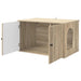 Kattenhuis Sonoma 85 x 55 x 50,5 cm Bewerkt hout