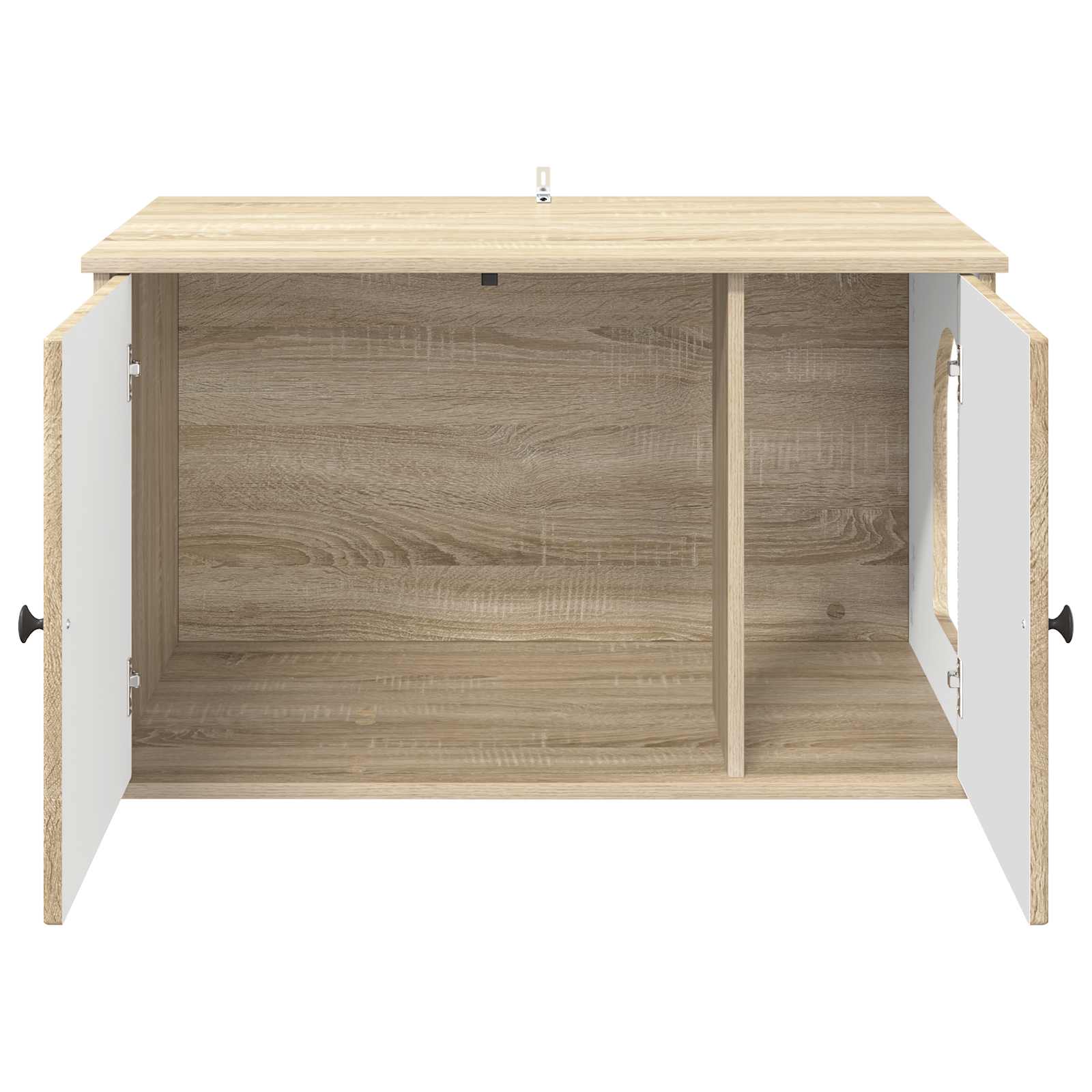 Kattenhuis Sonoma 85 x 55 x 50,5 cm Bewerkt hout