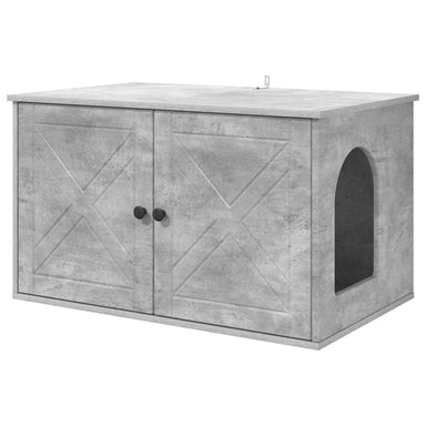 Kattenhuis Beton 85 x 55 x 50,5 cm Bewerkt hout
