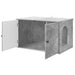 Kattenhuis Beton 85 x 55 x 50,5 cm Bewerkt hout