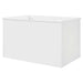 Kattenhuis Glanzend Wit 85 x 55 x 50,5 cm Bewerkt hout