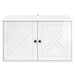 Kattenhuis Glanzend Wit 85 x 55 x 50,5 cm Bewerkt hout