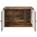 Kattenhuis Gerookt eiken 85 x 55 x 50,5 cm Bewerkt hout