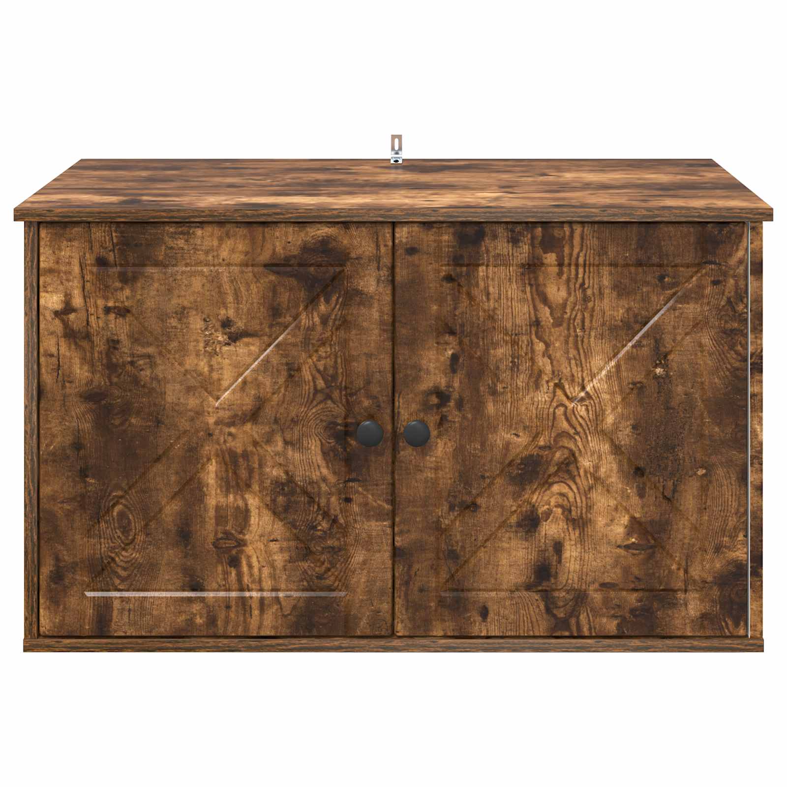 Kattenhuis Gerookt eiken 85 x 55 x 50,5 cm Bewerkt hout