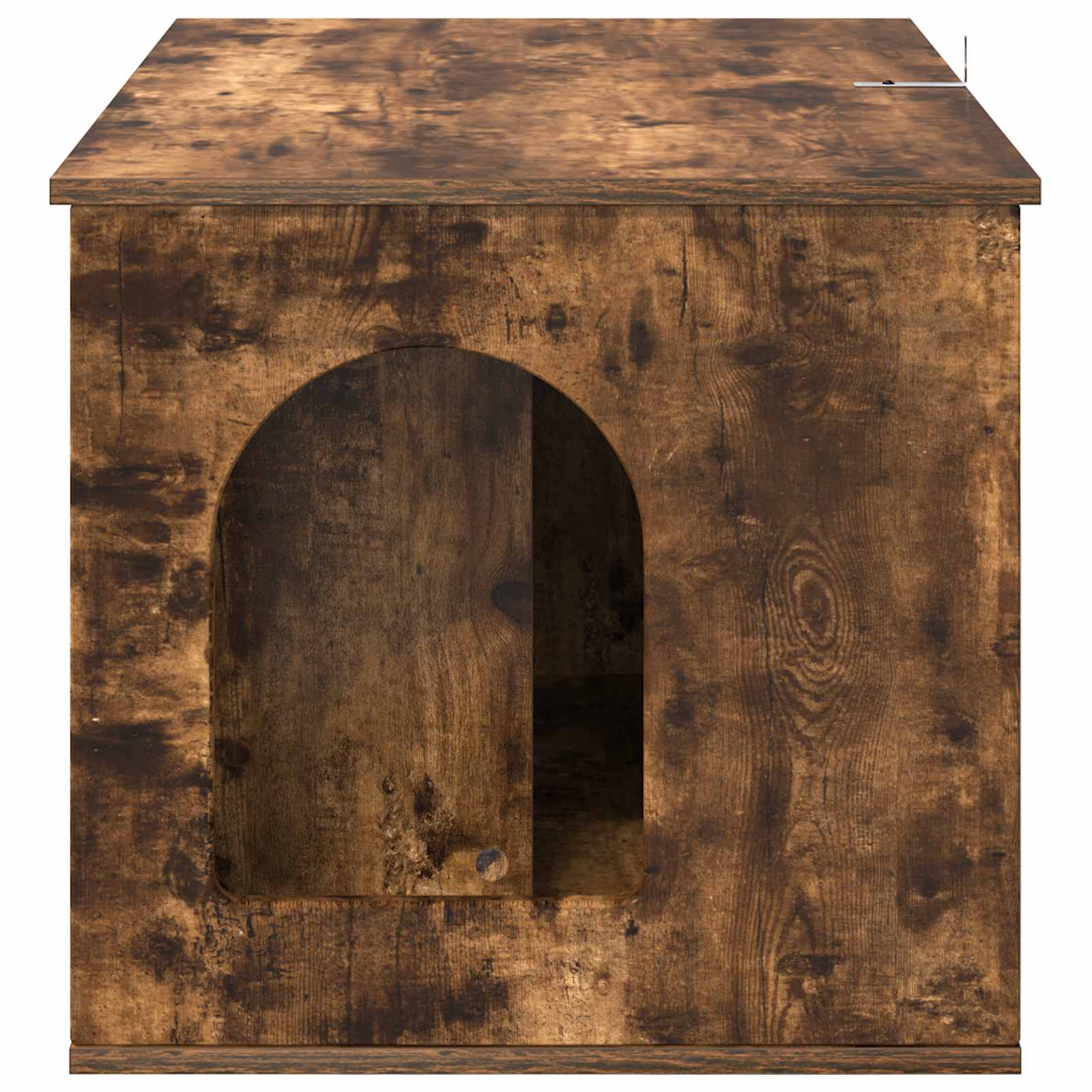 Kattenhuis Gerookt eiken 85 x 55 x 50,5 cm Bewerkt hout