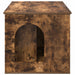 Kattenhuis Gerookt eiken 85 x 55 x 50,5 cm Bewerkt hout