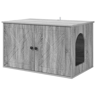 Kattenhuis Grijs Sonoma 85 x 55 x 50,5 cm Bewerkt hout